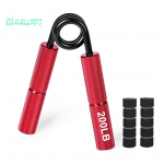 Rankenos jėgos treniruoklis Ergonomi&scaron;ko dizaino neslystantis 200 LB atsparumas raumenų atstatymui, kompakti&scaron;kas dydis, sunkiasvoris rankų griebtuvas pir&scaron;tų dilbių treniruoklis vyrams