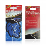 30PCS Car Air Freshener Natural scented tea paper Auto Hanging Vanilla perfume fragrance Leaf Shape car accessories