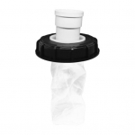 Bako filtro dangtis skirtingo kampo kalibras T forma F forma purvo &scaron;iuk&scaron;lių &scaron;alinimas skylės apsauga rūg&scaron;tims atsparus IBC ply&scaron;inis filtro dangtis A juoda