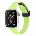 Silikoninis dirželis Apple Watch apyrankei 44mm 45mm 49mm 40mm 41mm 42mm 38mm magnetinė sagtis sportinė apyrankė Iwatch 7 8 5 4 SE Ultra 38mm 40mm 41 mm juoda