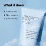 COSRX &ndash; &bdquo;Hydrium Triple Hyaluronic Moisturizing Moisturizing Cleanser&ldquo;.