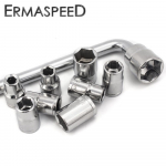 Motociklo įrankiai trumpų lizdų rinkinys CRV 8&ndash;24 mm gylio lizdo adapteris, skirtas sukimo momento reketiniam veržliarakčiui Veržliaraktis Automobilių motociklų dviračių remontas