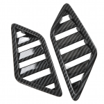 2 vnt. Priekinių vir&scaron;utinių oro i&scaron;leidimo angų dangtelio apdaila, anglies pluo&scaron;to ra&scaron;to prietaisų skydelio oro kondicionavimo i&scaron;leidimo anga, skirta Mitsubishi Outlander