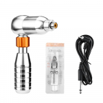 1 vnt Tatuiruotės L formos ma&scaron;ina Tattoo Motor Hybrid Tattoo Pen Profesionalus sukamasis tatuiruočių aparatas su juodu laidu Rotating tattoo pen