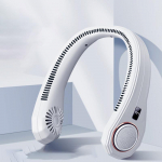 Naujas 3 pavarų pakabinamas dvigubas au&scaron;inimo kaklo ventiliatorius Mini USB ne&scaron;iojamas, įkraunamas tylus ventiliatorius, skirtas keliaujantiems lauke, viduje kaklo ventiliatoriumi