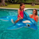 Pripučiamos plaukimo plūdės su 2 rankenomis oro lova čiužinys, sėdynė banglenčių plaustas vasaros baseino plūduras 152x114cm