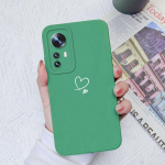 Skirta Xiaomi 10 11 12 13 Lite 10T 11T 12T 12S Ultra 11X Pro Dėklai Fashion Love Heart Camera Protection Square Skystas silikonas, skirtas Xiaomi buferiui Xiaomi 12S Pro