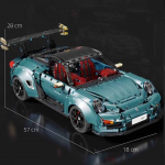 3389PCS suderinamas MOC T5026 modelis High Tech Sport Super Racing Automobilių žaislų rinkinys Statybinė plyta Berniukas Vaikų Kalėdų Dovana