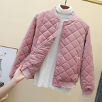 Moteri&scaron;ka striukė Moteri&scaron;ka Bomber Striukė Moteri&scaron;ka Paprasti Paltai Paltas Pamink&scaron;tintas Parkas Madingas paltas L rožinė