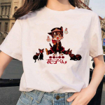 Kaus Gambar Cetak Hanako Kun Tualetas Terikat mar&scaron;kinėliai Mode Ullzang Harajuku Wanita Kaus Lucu Grafis 90S Kaus Atasan Musim Panas Perempuan S