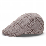 Skrybėlė Vyrai Moterys Beretė Rudens ir Žiema Retro Forward Cap Anglija Dailininkas Skrybėlė lauke Laisvalaikis Tweed Duck Liežuvio kepurė adjustable juoda