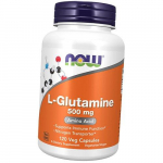 L-glutaminas imunitetui stiprinti, glutaminas 500, Now Foods 120 daržovių kepurėlių (32128002)