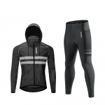 WOSAWE Men's Cycling Long-sleeved Mountain Bike Cycling Jacket&Pants Breathable Outdoor Sports Wear