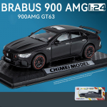 1/24 mastelio Benz G900 dyzelinis automobilio modelio žaislas, patraukiama atgal žaislinė transporto priemonė su garsu ir &scaron;viesa vaikams, mažiems berniukams, mergaitėms, dovanų kolekcija 1/24-21x8.2x6cm juoda