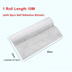 46cm*5/10M gartraukio filtravimo popierius Neaustinis aliejui atsparus medvilnės filtras vienkartinis gaubtas i&scaron;metimo ventiliatoriaus filtro i&scaron;traukimo įrankiai Length 10m