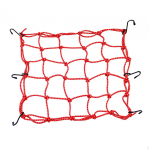 40 cm x 40 cm &scaron;almų bagažo tinklas, storas tinklas, motociklų krovinių tinklas raudona