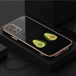 Prabangus padengtas TPU telefono dėklas su dirželiu, skirtas Samsung Galaxy A04 A05s A13 A14 A24 A54 A34 Note20 S23 Ultra dėklai A38 Delicious Avocado Cover Samsung J4 Plus 2018