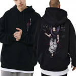 Japoni&scaron;ki Anime Jujutsu Kaisen Fushiguro Toji Grafinis Džemperis Unisex Mada Unisexga Gatvės Stilius Unisex Moterys Hip Hop Oversized Palaidinė L