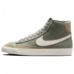 Nike Blazer Mid 77 Premium Tamsiai Stuko spalvos Vyri&scaron;ki Kedai Žali Neutraliai Alyvuoti Vidutinio Alyvuotumo FZ1671-001 42.5