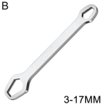 3&ndash;17 mm universalus &bdquo;Torx&ldquo; veržliaraktis, savaime užsiveržiantis reguliuojamas stiklas, veržliarakčio lenta, dvigalvis &bdquo;Torx&ldquo; veržliaraktis, rankiniai įrankiai gamykloje sidabras