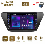 icreative Skirta Lifan X50 2015-2019 su mygtuko rankenėle Android automobilinis radijas Multimedijos grotuvas Navigacija stereo GPS 2 Din Carplay 2+32GB