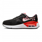 Nike Air Max SYSTM SE GS Gėlėti Vaikų Sportbačiai Juodi Picante-Raudoni Rožiniai-Rise FQ8959-001 38