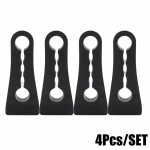 Automobilio durelių užrakto garso slopinimo amortizatorius, skirtas Renault M&eacute;gane 3 Scenic Laguna Megan 2008-2016 Bar&scaron;kantis sustojimas Tylus triuk&scaron;mas Kurčias juoda