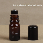 1 vnt. 5 ml 10 ml 15 ml 20 ml 30 ml 50 ml tu&scaron;ti ruda rutuliniai stikliniai buteliai. 15ml