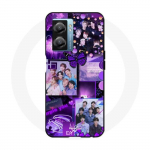 Coque Oppo A77 5G BTS concept violet