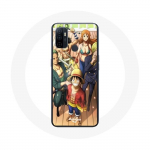 Coque pour Oppo A53 One Piece Luffy Affiche Equipages Manga Anime