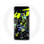 Coque pour Samsung Galaxy s10 edge Valentino Rossi motoGP 46 Pilote de vitesse