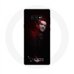 Coque pour Samsung Galaxy Note 9 Lucifer S&eacute;rie fond noir