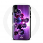Coque pour Iphone XS BTS TinyTAN Animation Affiche RM Jin Suga J-Hope Jimin V Et Jungkook Mic Drop