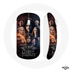 Souris Sans Fil Game of Thrones Saison 8 Le Tr&ocirc;ne de Fer L'affiche de L'&eacute;quipage Logo Aigle Gris