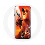 Coque pour Samsung Galaxy S4 Le Roi Lion Simba et Mufasa