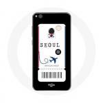 Coque pour Huawei P8 Lite 2017 Billet d'avion Seoul Cor&eacute;e du Sud