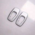 Decorative frame of automobile rear read lamp for Renault Koleos Samsung QM6 2016- Matte silver white