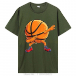 Dabbing Krep&scaron;inio Kamuolys Juokingi Unisex Moterys Sportininkės DAB mar&scaron;kinėliai Krep&scaron;inio mylėtojai Grafiniai mar&scaron;kinėliai medvilniniai vir&scaron;utiniai drabužiai Gatvės drabužiai