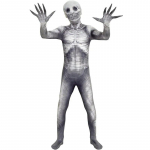 Helovino karnavalo vakarėlio kostiumas Baisus skeletas Kombinezonai suaugusiems ir vaikams 2023 m. Naujas Baisus vaiduoklis Vampyras Cosplay kostiumas Kombinezonas L