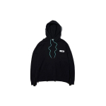 Puma X Rhude Megztas su rai&scaron;teliu gobtuvas Vyri&scaron;ki vir&scaron;utiniai drabužiai Juodas 595346-01 XS