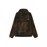 Nike ACG Therma-FIT Wolf Tree Fleece spausdintas sportinis džemperis Vyri&scaron;ki vir&scaron;utiniai drabužiai rudi DM4327-242 S