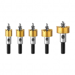 5 vnt karbido antgalis HSS grąžto skylių atidarytuvas greitaeigis plieninis skylių pjovimo pjovimo grąžtas nerūdijantis 5 Pcs