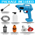 1800 W belaidė vandens srovė auk&scaron;to slėgio automobilių plovimo pistoletai 85 barų elektrinė automobilių plovimo ma&scaron;ina ne&scaron;iojamas plovimo vandens pistoletas Only machine