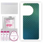 apgo Protective Skin Sticker for the back compatible with OnePlus 11R 5G, Wrap Film, Foil, Vinyl - Pattern Carbon Chameleon CAKA1