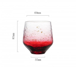 250 ml Mėlynos žvaigždėto dangaus &scaron;e&scaron;ėlio viskio taurė Japoni&scaron;ka TOYO SASAKI vyno taurė Meno kūrinys Viskiui skirta stiklinė XO Chivas Konjakas Brendis Snifteris Blue Starry Sky 250ml