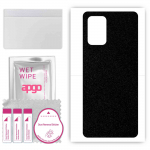 apgo Protective Skin Sticker for the back compatible with Oppo Reno 6 Z 5G, Wrap Film, Foil, Vinyl - Pattern Matte Black