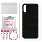 apgo Protective Skin Sticker for the back compatible with Xiaomi Mi A3, Wrap Film, Foil, Vinyl - Pattern Matrix