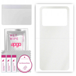 apgo Protective Skin Sticker for the back compatible with Umidigi G5 Mecha, Wrap Film, Foil, Vinyl - Pattern Matte Transparent