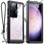 IP68 Shellbox vandeniui atsparus dėklas, skirtas Samsung Galaxy S24 S23 S22 S21 Ultra FE A54 A14 5G metalinis aliuminio plaukimo telefono prabangus dangtelis Samsung Note 20 juoda