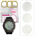 3x apgo Hydrogel Matte ekrano apsauga, skirta Garmin Fenix ​​7X 51mm, Hidrogelio plėvelė, Lankstus, Mink&scaron;tas TPU su pozicionavimo sluoksniu lengvas montavimas